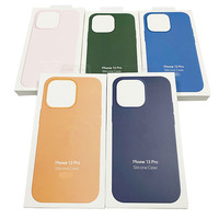 Coque de téléphone en Silicone liquide avec Logo Original Pop-up Animation de luxe pour Apple iPhone 12 13 14 Pro Max
