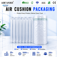 Emballage personnalisé en coussin d'air gonflable écologique et imperméable, film à colonnes d'air, résistant aux chocs, léger et protecteur
