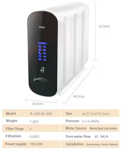 Hệ thống lọc nước thẩm thấu ngược <span class=keywords><strong>RO</strong></span> <span class=keywords><strong>400G</strong></span> 600G 800G lưu lượng lớn, gia đình, uống trực tiếp, không bình chứa, điện, nhựa, dùng cho xe RV - Product Image 6