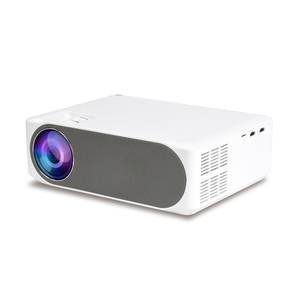 Mini LED Video chiếu 1080P HD Thông Minh <span class=keywords><strong>Wifi</strong></span> Bluetooth kết nối với điện thoại cho rạp chiếu phim gia đình chiếu ngoài trời - Product Image 1