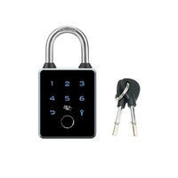 Cadenas intelligent biométrique haut de gamme étanche avec empreinte digitale, application Tuya Ttlock, mot de passe électronique et combinaison