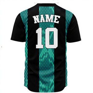 Maillot de baseball personnalisé avec dégradé, nom et numéro personnalisés, uniforme de sublimation pour les vêtements d'équipe en gros à prix avantageux - Product Image 2
