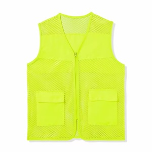 Fabrieks Heren Polyester Gaas <span class=keywords><strong>Vest</strong></span> Jas Werkkleding Bouw <span class=keywords><strong>Safety</strong></span> Shirt Met Zakken Logo Opdruk Visvest Werkvest - Product Image 5