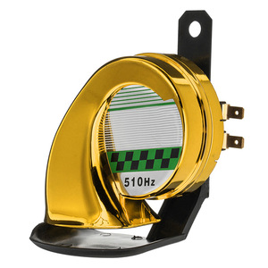 Klaxon électrique 12V 510Hz haute et basse fréquence, étanche, pour moto, bateau, fourgonnette, rénovation, amélioration, montage avant en plastique - Product Image 4