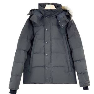 Wholesale High Quality <strong>White</strong> Duck Hooded Casual Winter Zipper <strong>Waterproof</strong> Windproof Breathable Thick Fluffy Warm Men's <strong>Jacket</strong> - Product Image 5