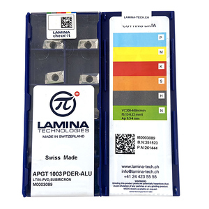 APGT1003 Fabricant de PDER-ALU Insert de fraisage CNC Inserts en carbure Insert de coupe de tour - Product Image 1