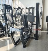 Équipement de musculation commercial : Machine de presse à jambes assise à charge guidée pour l'entraînement de la force des jambes
