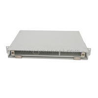 1RU 24 Ports Fiber, montage en Rack, panneau de raccordement de Distribution Fiber optique avec Rail coulissant