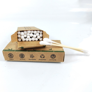 Sinh Thái Thân Thiện Với Chất Lượng Cao Tre Thanh Bông Tai Nụ Bán Buôn Nhà Sản Xuất Dùng Một Lần Bông Nụ Với Hộp - Product Image 2