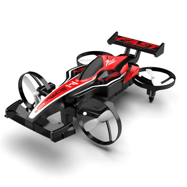 2-in-1 Flying Car & Stunt Drone Aircraft Toys RC Drone Remote Control Quadcopter Flying Toys RC Drifting Car for Kids