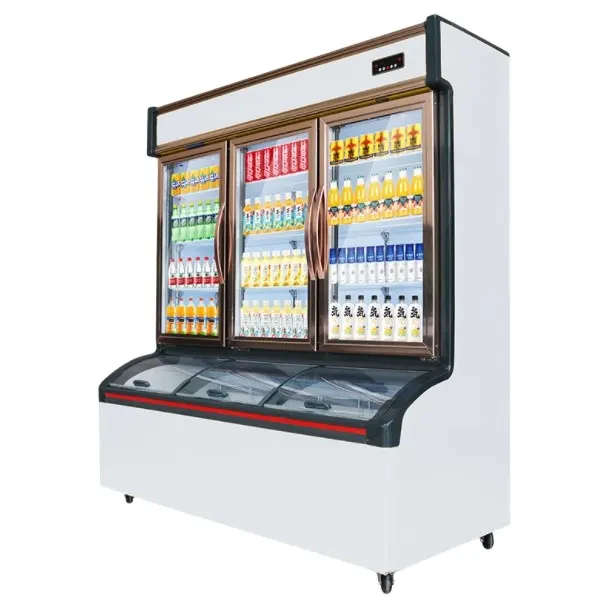 Морозильная камера для больших овощей и напитков, холодильник для ресторана, барбекю, мяса