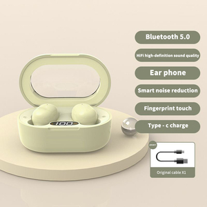 <span class=keywords><strong>Auriculares</strong></span> internos E8S macaron, cascos inalámbricos impermeables con reducción de ruido y pantalla táctil, novedad de 2023 - Product Image 5