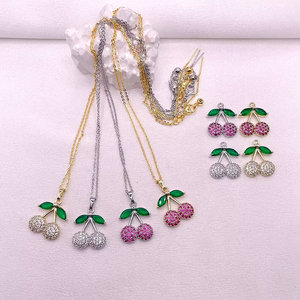 Ожерелье CH-LHN1739 с модным эмалевым кулоном «Лучший друг/Навсегда», позолоченное, с эмалевым сердечком, оптовая продажа, цепочка-ожерелье - Product Image 5