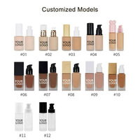 Vente en gros de fond de teint liquide de haute qualité à label privé SPF30, mat, imperméable, longue tenue, formule douce