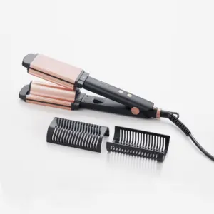 Best Seller CE approved 2 in 1 hair straightener curler 100% ceramic hair straightener hair straightener 2 in 1
