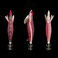 OEM 30g-40g Tip Run Squid Jig Egi, leurre artificiel avec hameçon pour la pêche en eau salée aux poulpes et seiches