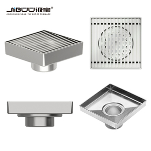 <span class=keywords><strong>Grille</strong></span> <span class=keywords><strong>de</strong></span> drain en acier inoxydable 304 carrée pour douche, salle <span class=keywords><strong>de</strong></span> bain, sous-<span class=keywords><strong>sol</strong></span>, hôtel, 100x100x18mm, luxe moderne - Product Image 2