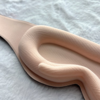 Masque de sommeil en perles de verre, masque oculaire lesté en mousse à mémoire de forme 3D, 100% occultation de la lumière