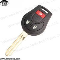 Hotsale 2/3/4 boutons Smart Car Keys Fob de remplacement pour les clés de véhicule Nissan