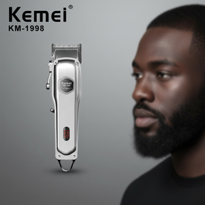 Cortadora <span class=keywords><strong>de</strong></span> Pelo <span class=keywords><strong>Profesional</strong></span> para Hombre KEMEI KM-1998, Cuchilla Ajustable, Carga Rápida <span class=keywords><strong>de</strong></span> 2000 mAh, Máquina <span class=keywords><strong>de</strong></span> Cortar Cabello, Venta al Por Mayor <span class=keywords><strong>de</strong></span> Fábrica OEM - Product Image 6