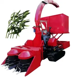 crawler corn pasture forage harvester and crushing machine