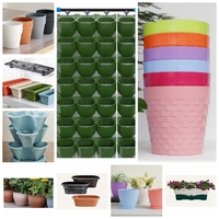 Plante de légumes à fleurs de différentes formes, pots de jardinières en plastique, plateaux de semis, jardinière de plateau de pépinière de jardin