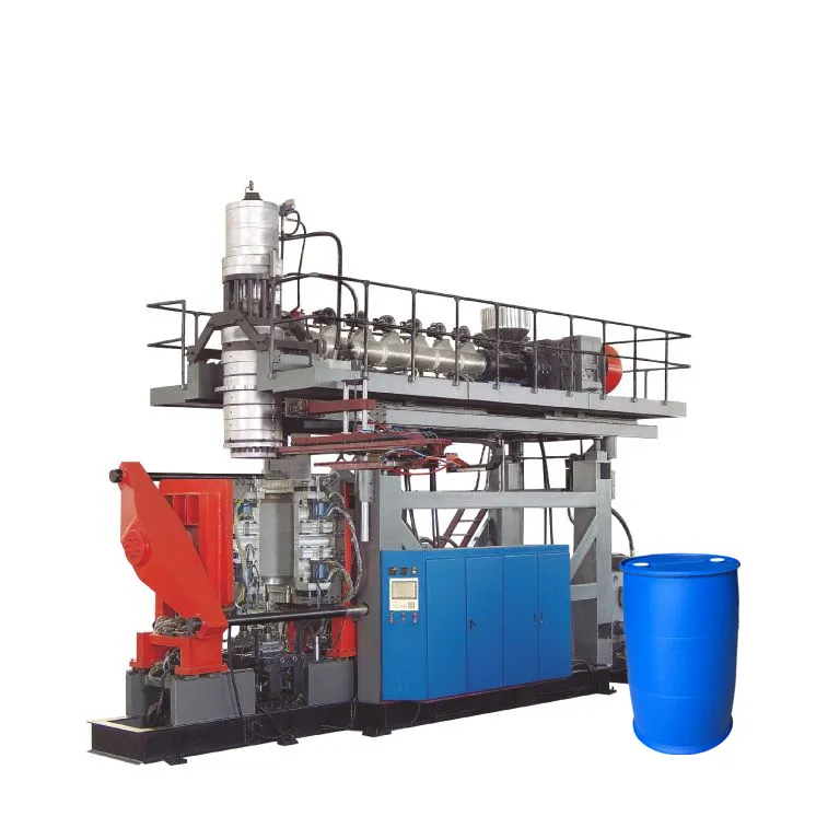 Penuh Otomatis 200 Liter Drum Plastik Biru Blow Molding Harga Mesin