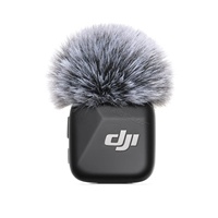 Émetteur Mini Microphone DJ Original (Noir Infini Blanc) Double Canal pour Récepteur Osmo Action 5 Pro Osmo Action 4 Osmo Pocket 3