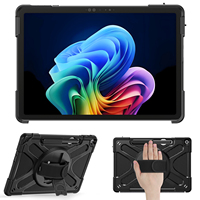 Pour Microsoft Surface Pro12 Pro 12 12 pouces 2025 360 Rotation dragonne support tablette étui coque housse de protection Funda
