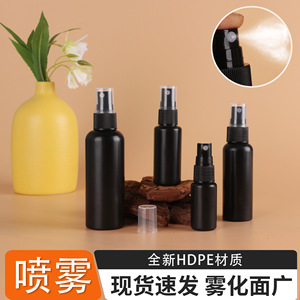 Botella de spray negra mate de 100 ml con pajita para viajes y uso general, libre de BPA - Product Image 4