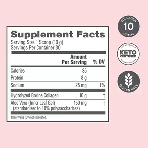วิต้าฮอลล์ โออีเอ็ม พรีเมี่ยม มารีน คอลลาเจน เปปไทด์ พาวเดอร์ สำหรับผู้หญิงวัยผู้ใหญ่ - ช่วยชะลอวัย บำรุงผิว ชนิดที่ 1 และ 3 สารต้านอนุมูลอิสระ - Product Image 2