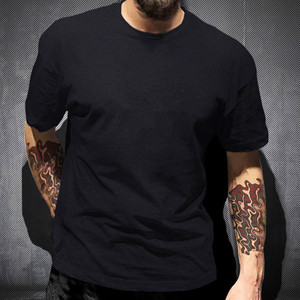 T-shirt en jersey uni personnalisé <span class=keywords><strong>de</strong></span> haute qualité pour hommes Impression <span class=keywords><strong>de</strong></span> <span class=keywords><strong>vêtements</strong></span> directs d'usine bon marché en Chine Logo du client Bienvenue - Product Image 2
