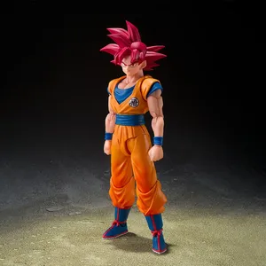 Action Figure Drag0n SHF Super Saiyan God Aura <span class=keywords><strong>Goku</strong></span> 3.0, Statuetta Anime Collezionabile ad Alta Posizionalità, Giocattolo per Uomini, Idea Regalo - Product Image 2
