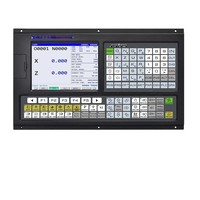 Contrôleur de tour CNC 2 axes 8'' avec système PLC ATC compatible GSK Syntec pour la rétrofit de machine de tournage, nouveau montage pour le traitement des métaux