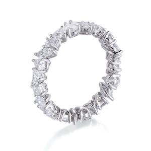 Bague de mariage en or massif 18 carats avec diamant de laboratoire, forme fantaisie, design unique, diamant de laboratoire HPHT cultivé en laboratoire - Product Image 5