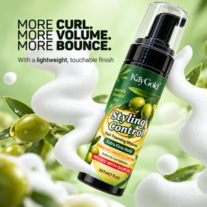 Mousse Coiffante en Gros pour Tresses 207ml Olive Romarin Batana Biotine Lissante pour Cornrows Locs Twists Fixation Douce Fourniture Directe Usine - Product Image 1