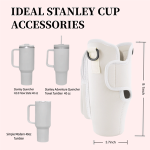 Túi đựng bình nước cách nhiệt bằng Neoprene đa năng 40oz, bảo vệ nhiệt, dùng cho ngoài trời, du lịch, phòng tập thể dục - Product Image 5