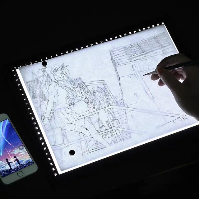 Portable A3 A4 A5 LED Tracing Board Light Box USB Sketch Board Acrylic LED Copying Pad Drawing Light Board Tracing Light Pad