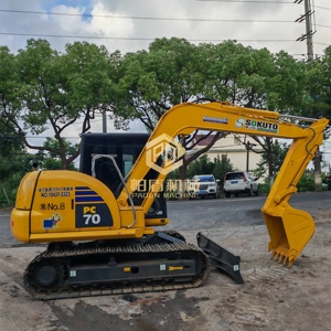 Excavatrice Komatsu PC70-8, mini-excavatrice de 7 tonnes, d'occasion, modèle PC70 PC70-8, stock d'usine. - Product Image 1