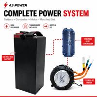 Baterai 72V 45Ah 50Ah VTB V9600 Controller RGA-52 Motor Kit Sistem Tenaga Paket Lithium Discharge Tinggi Talaria Sur-Ron Drop-In