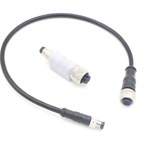 M12 转 M8 适配器电缆 4 针母头转 5 针公头连接线组 - Product Image 1