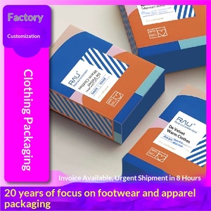 Cajas de embalaje para calzado y calcetines de moda, incluyendo diseños de kraft, corrugadas, premium, con tapa abatible, estilo libro, tipo cajón y tipo estuche. - Product Image 1