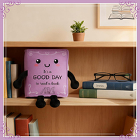 Poupée en peluche personnalisée en gros pour femmes, cadeaux pour lectrices, bibliophiles, professeurs, bibliothécaires, pour bibliothèque, bureau, chambre, étagère à livres