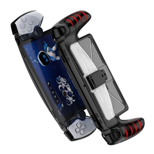 Vente en gros pour Sony <span class=keywords><strong>PlayStation</strong></span> Portal TPU + PC Console de jeu Étui de protection avec support (Noir) - Product Image 4