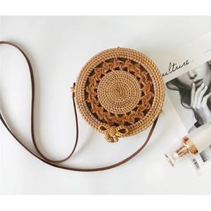 Sacs De Paille Philippine Femmes Populaires A Main Promotionnels Sac En Tricot Arc Ciel Rotin Avec Poignee <span class=keywords><strong>Bali</strong></span> Tisses - Product Image 3