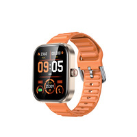 Smartwatch H71 con Display TFT Quadrato, Impermeabile IP67, Cinturino in Gel di Silice, Monitoraggio del Sonno e dell'Attività, Promemoria Chiamate