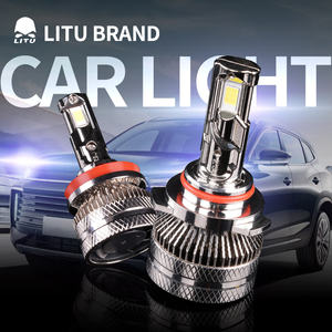 L'ampoule menée de phare de puissance élevée 55W S11 9005 a mené des ampoules de phare avec le ventilateur - Product Image 3