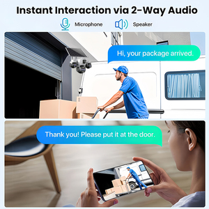 Telecamera PTZ 9MP con Zoom Digitale 10x, Visione Notturna a Colori, App Mobile O-KAM Pro, Trasmissione in Diretta, AOV 4G CE Rohs per Esterni e Casa - Product Image 3