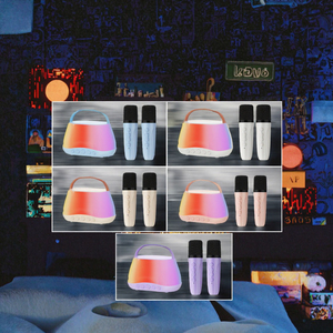 ลำโพงคาราโอเกะพกพาขนาดเล็ก รุ่น 2026 Bottle Boom Box เสียงเบสหนักแน่น สำหรับงานเทศกาลดนตรี งานปาร์ตี้ในบ้าน หรือกลางแจ้ง พร้อมไมโครโฟน 2 ตัว - Product Image 3