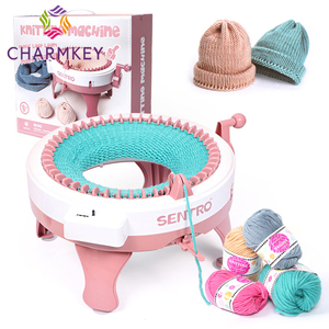 Máquina <span class=keywords><strong>de</strong></span> tejer <span class=keywords><strong>lana</strong></span> hecha a mano para niños y adultos, 48 <span class=keywords><strong>agujas</strong></span>, telar <span class=keywords><strong>de</strong></span> <span class=keywords><strong>lana</strong></span> cilíndrico, bufanda tejida a mano, suéter, sombrero, calcetines, artefacto Perezoso - Product Image 2